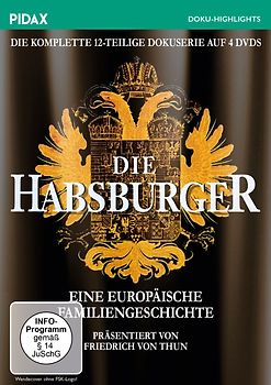Die Habsburger: Eine europäische Familiengeschichte - Die komplette Dokuserie [4 DVDs] DVD