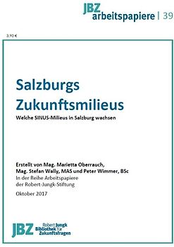 Salzburgs Zukunftsmilieus
