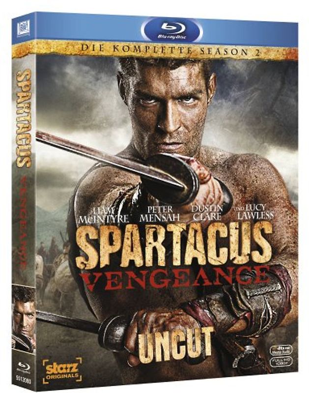 Spartacus: Vengeance - Die komplette Season 2 [4 Discs, Uncut] Blu-ray Disc