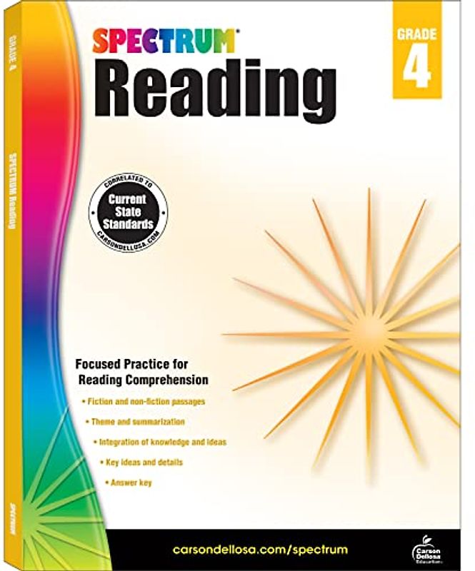 Spectrum Reading Workbook, Grade 4