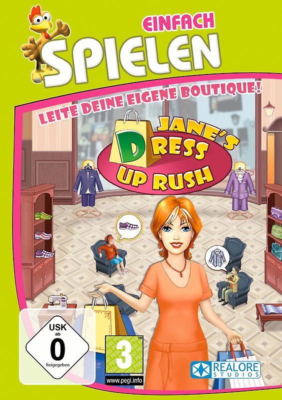 Jane's Dress Up Rush PC Spiele