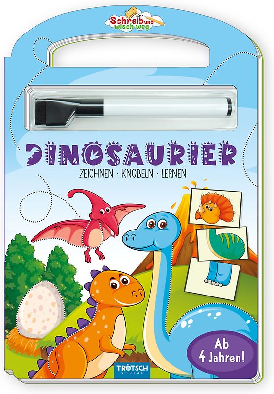 Trötsch Pappenbuch Schreib und wisch weg Pappenbuch Dinosaurier