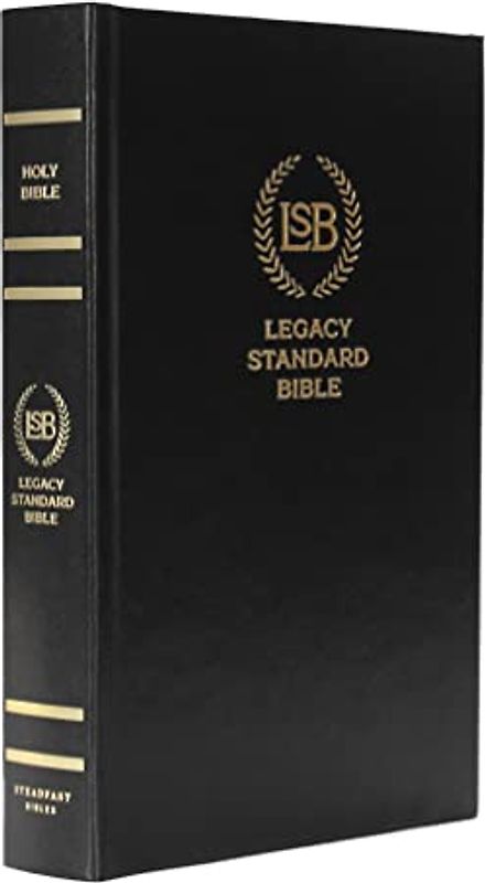 Legacy Standard Bible, Single Column Text Only Edition - Black Hardcover
