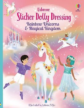 Sticker Dolly Dressing Rainbow Unicorns and Magical Kingdom