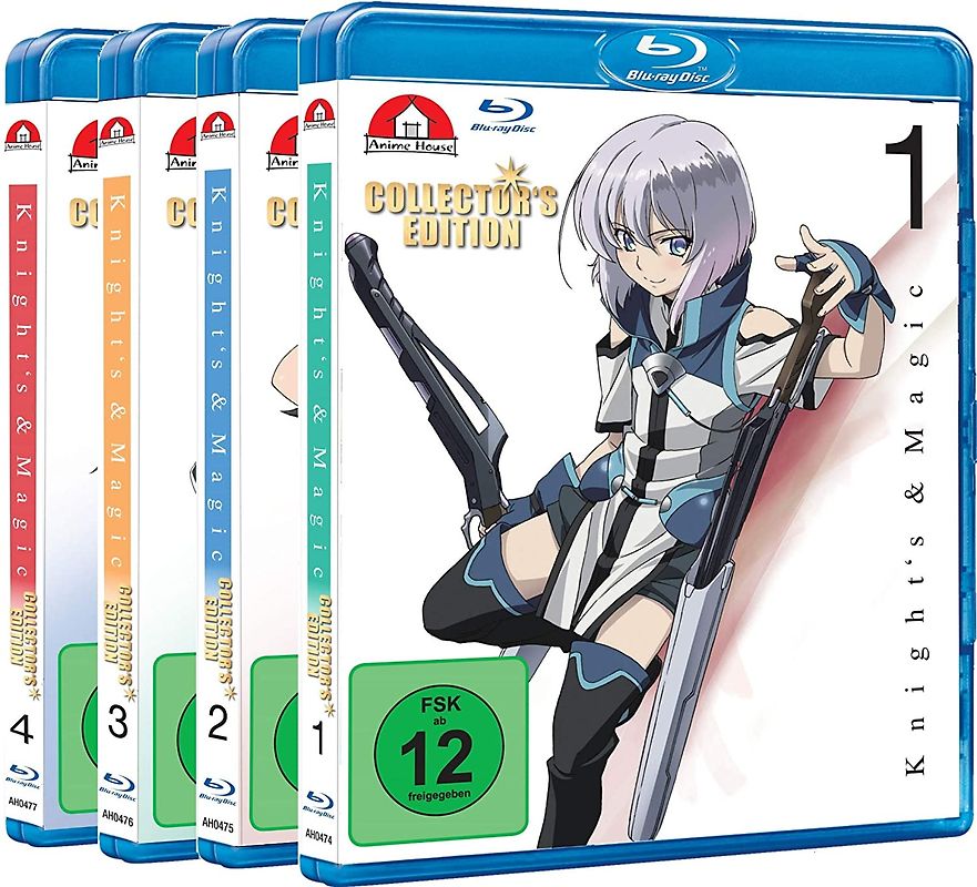 Knight's & Magic - Gesamtausgabe - Vol.1-4 [Collector's Edition, ohne Schuber, 4 Discs] Blu-ray Disc