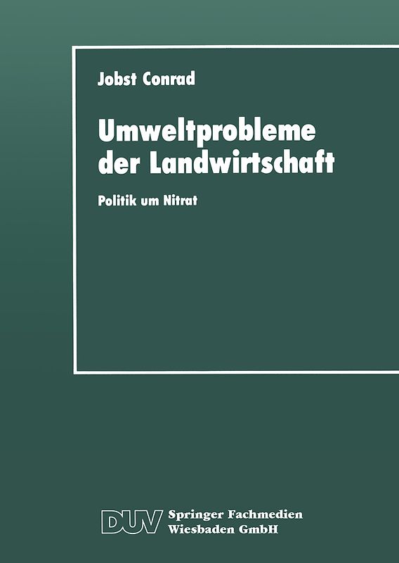 Umweltprobleme der Landwirtschaft