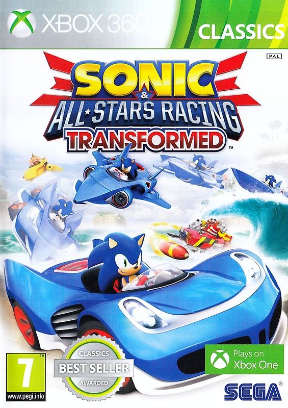Sonic All Stars Racing Transformed [Classics, SK Import] Xbox 360