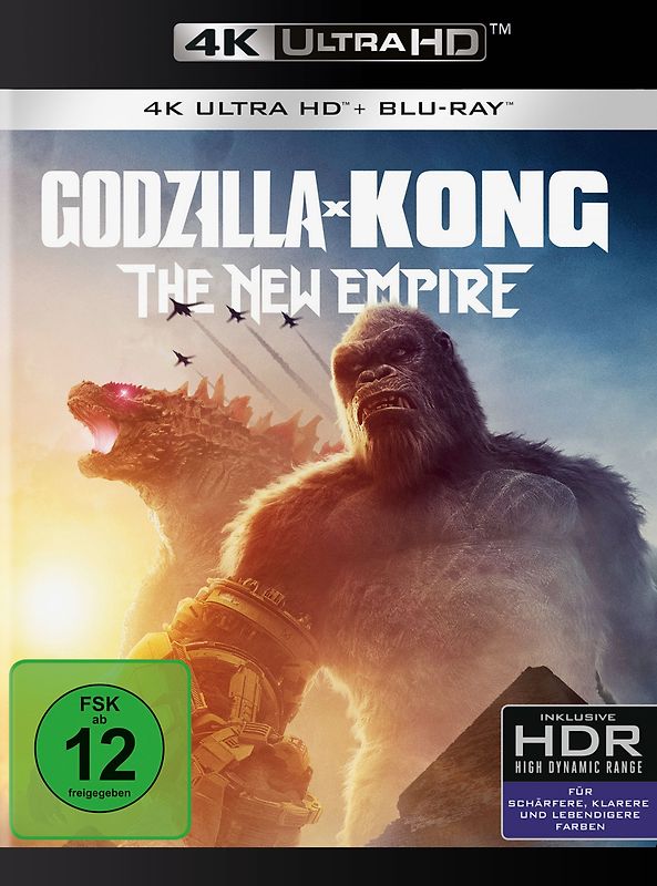 Godzilla x Kong: The New Empire (4K Ultra HD + Blu-ray) Blu-ray Disc