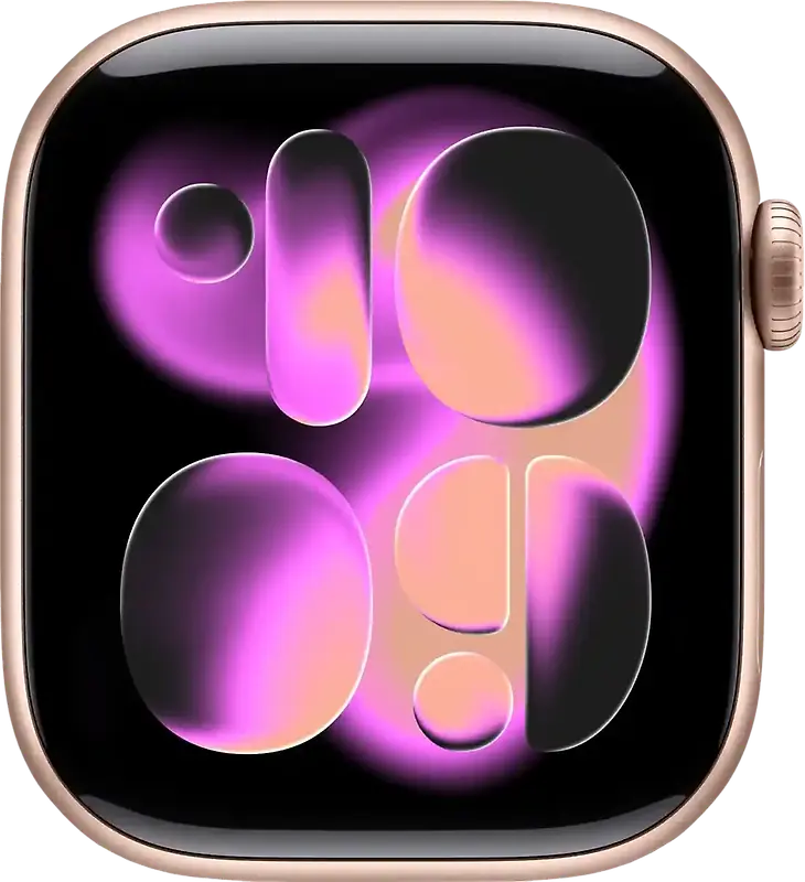 Apple Watch Series 11 42 mm Boîtier aluminium or rose [Wi-Fi + Cellulaire]