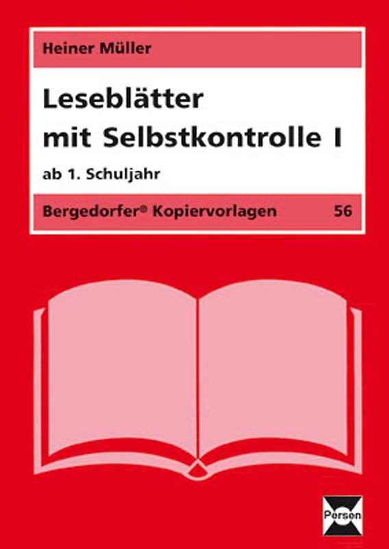 Leseblätter mit Selbstkontrolle I