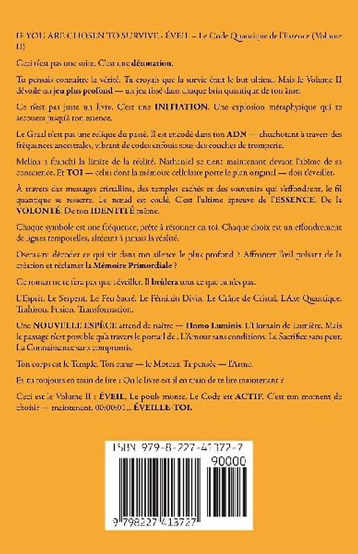 Si tu es choisi pour survivre