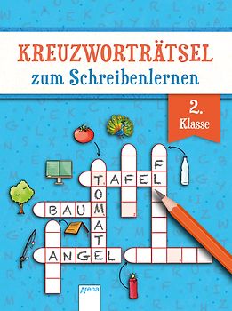 Kreuzworträtsel zum Schreibenlernen. 2. Klasse