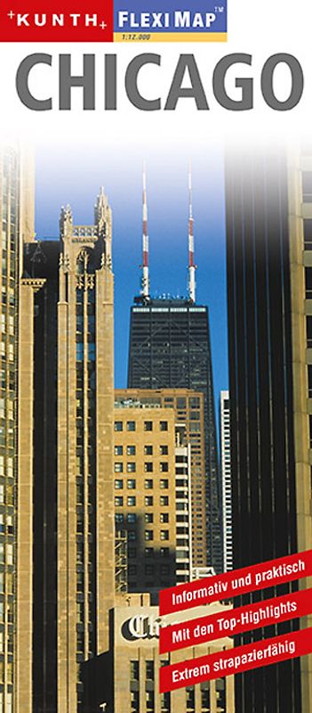 KUNTH FlexiMap Chicago 1:12000