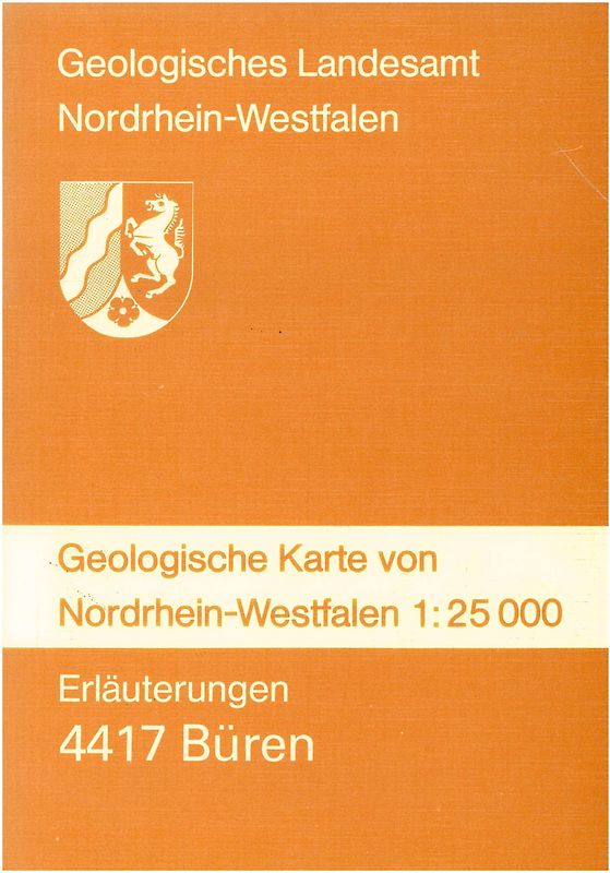 Geologische Karten von Nordrhein-Westfalen 1:25000 / Büren