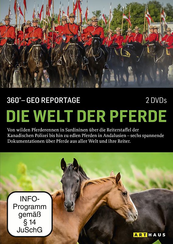 Die Welt der Pferde / 360° - GEO Reportage DVD