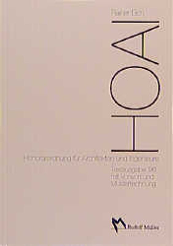 HOAI - Honorarordnung für Architekten und Ingenieure, Textausgabe '96