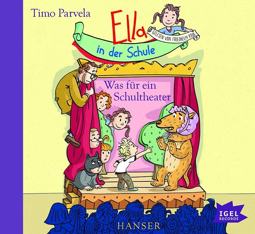 Ella in der Schule. Was für ein Schultheater