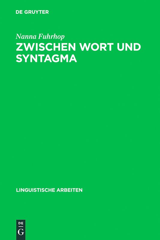 Zwischen Wort und Syntagma