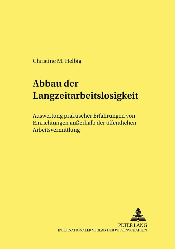 Abbau der Langzeitarbeitslosigkeit
