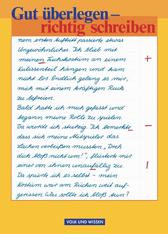 Gut überlegen - richtig schreiben