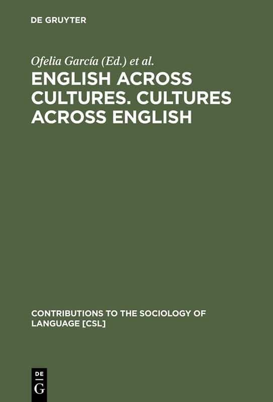 English across Cultures. Cultures across English