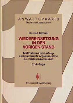Wiedereinsetzung in den vorigen Stand