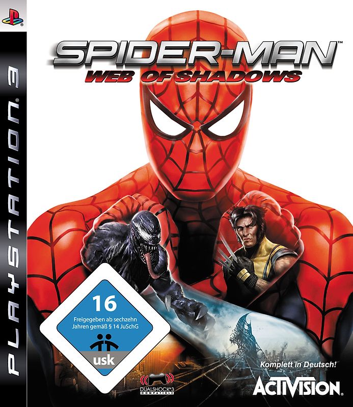 Spiderman: Web of Shadows PlayStation 3