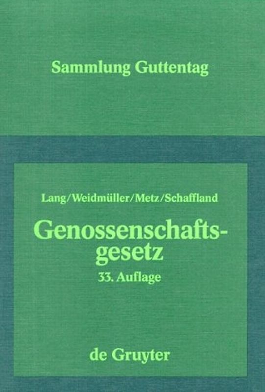 Genossenschaftsgesetz
