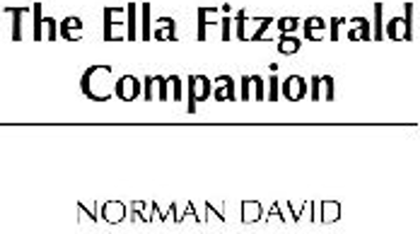 The Ella Fitzgerald Companion