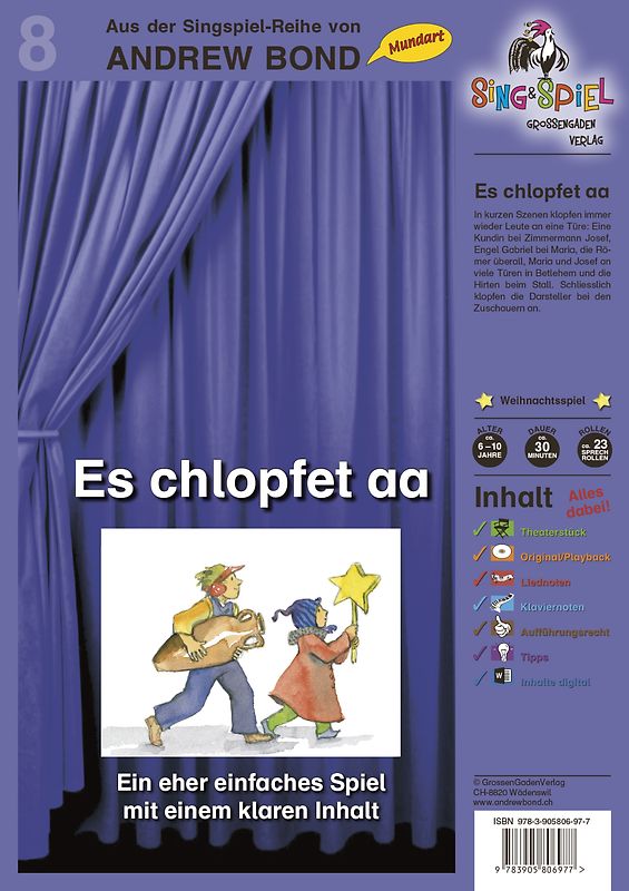 Es chlopfet aa, Singspiel mit CD