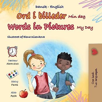 Words in Pictures - My Day (Danish English Bilingual Children's Book)