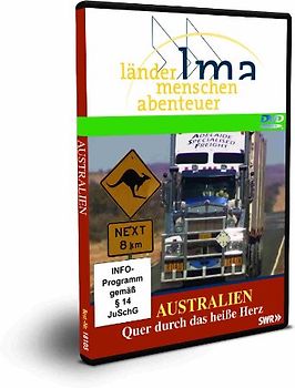 Australien - Quer durch das heiße Herz (Reihe: Länder.Menschen.Abenteuer) 1 DVD, Länge: ca. 44 Minuten DVD