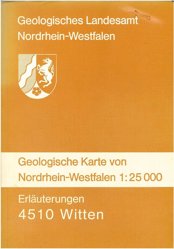 Geologische Karten von Nordrhein-Westfalen 1:25000 / Witten