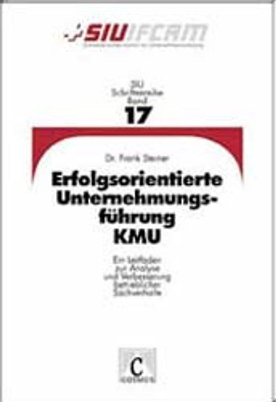 Erfolgsorientierte Unternehmungsführung KMU