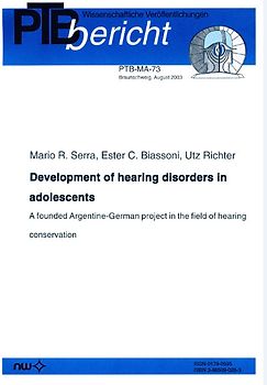 Development of hearing disorders in adolescents