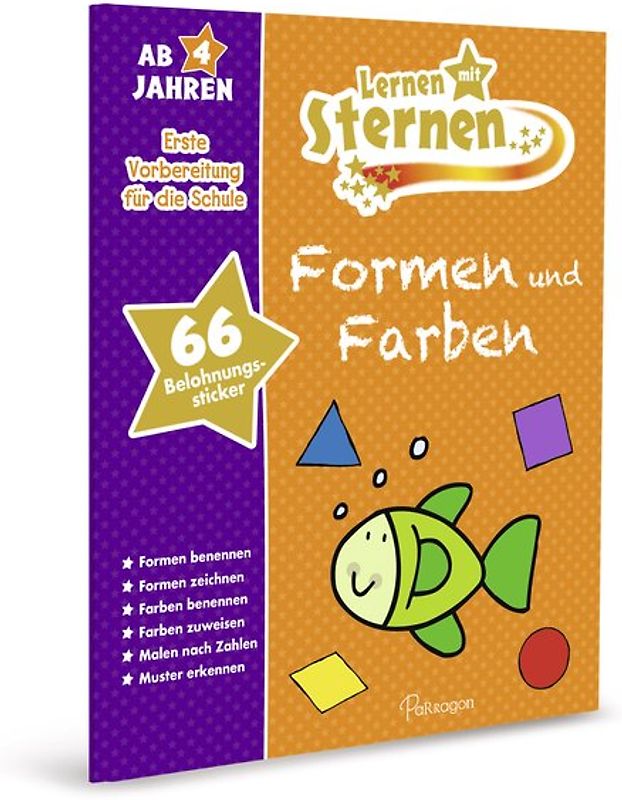 Lernen mit Sternen Formen und Farben