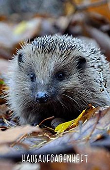 Hausaufgabenheft: mit Igel, ca. A5, für 1 komplettes Schuljahr