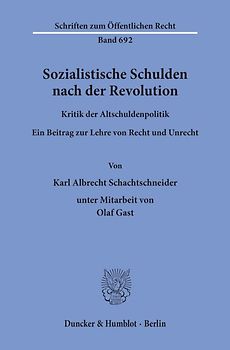 Sozialistische Schulden nach der Revolution.