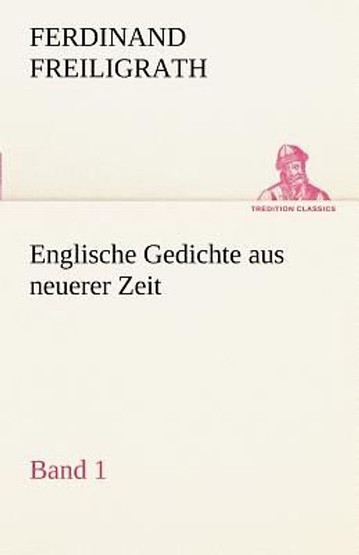 Englische Gedichte aus neuerer Zeit 1