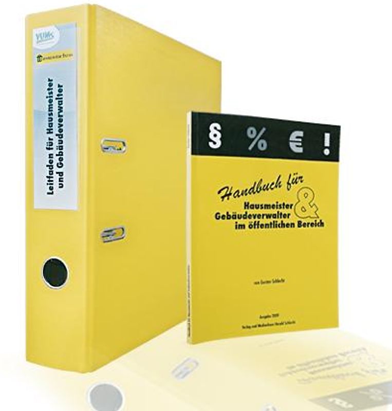 Ordner + Taschenbuch - Leitfaden für Hausmeister und Gebäudverwalter