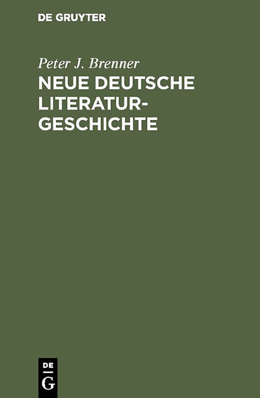 Neue deutsche Literaturgeschichte