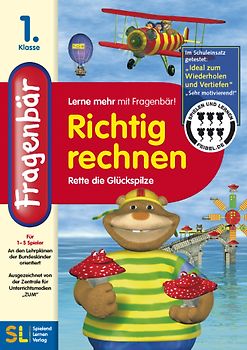 Fragenbär - Richtig rechnen 1. Klasse PC Spiele