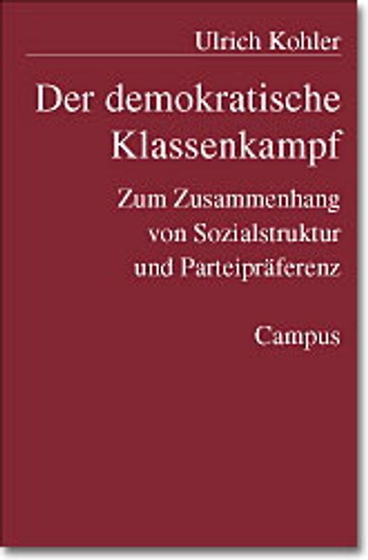 Der demokratische Klassenkampf