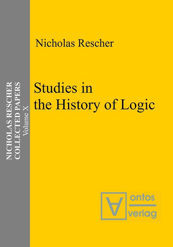 Collected Papers / Studies in the History of Logic