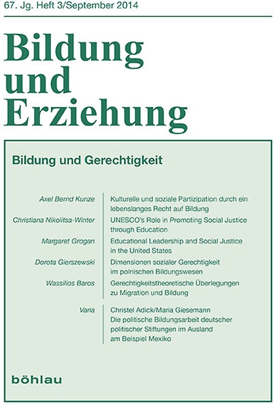 Bildung und Gerechtigkeit