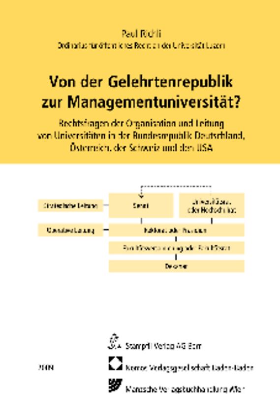 Von der Gelehrtenrepublik zur Managementuniversität?