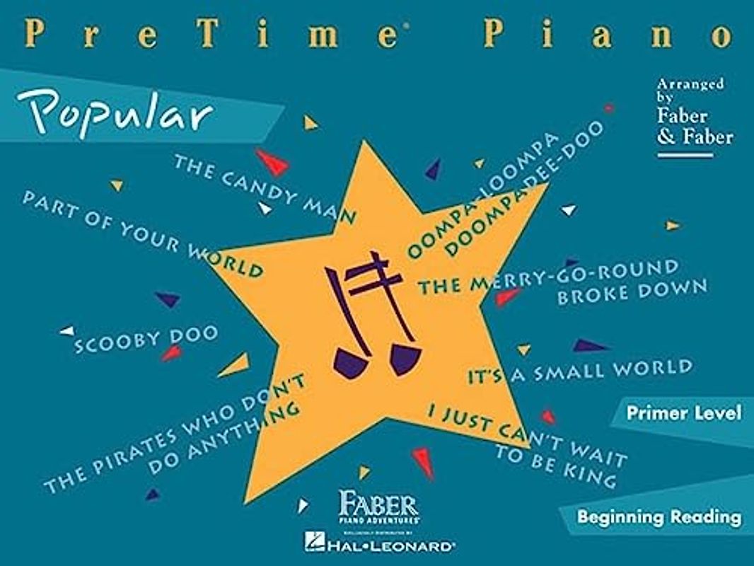 Pretime Piano Popular - Primer Level