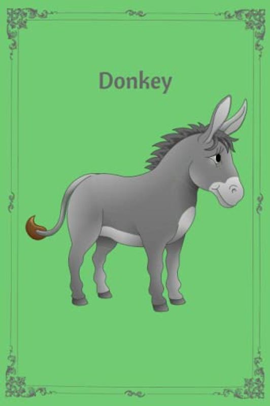 Donkey: Perfect Donkey Notebook | Cute Donkey Blank Lined Journal | Wonderful Gift For Kids & Adults … (6" x 9") - 120