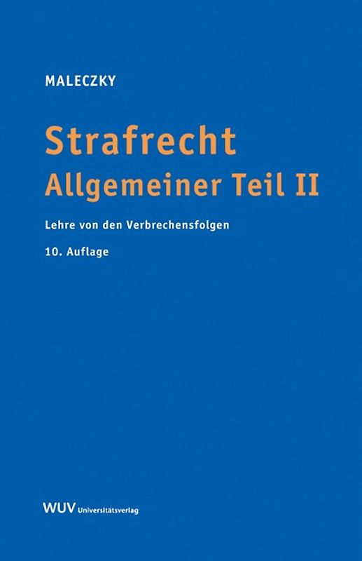 Strafrecht Allgemeiner Teil II