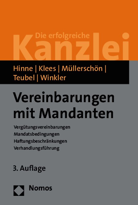 Vereinbarungen mit Mandanten